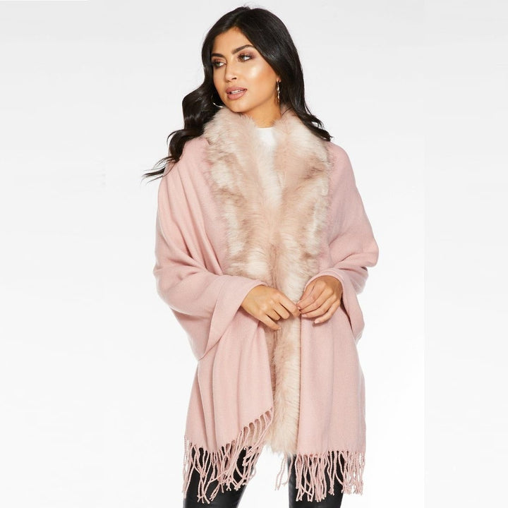 Poncho Individual Modas®- Poderosa - Rosa